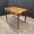 Mid 19th Century Mid 19th Century Regency Walnut & Rosewood Inlaid Table W/2 Drawers, Brass Beading, Ornate Handles, on Square Tapered Legs on Brass Casters For Sale - Image 5 of 15
