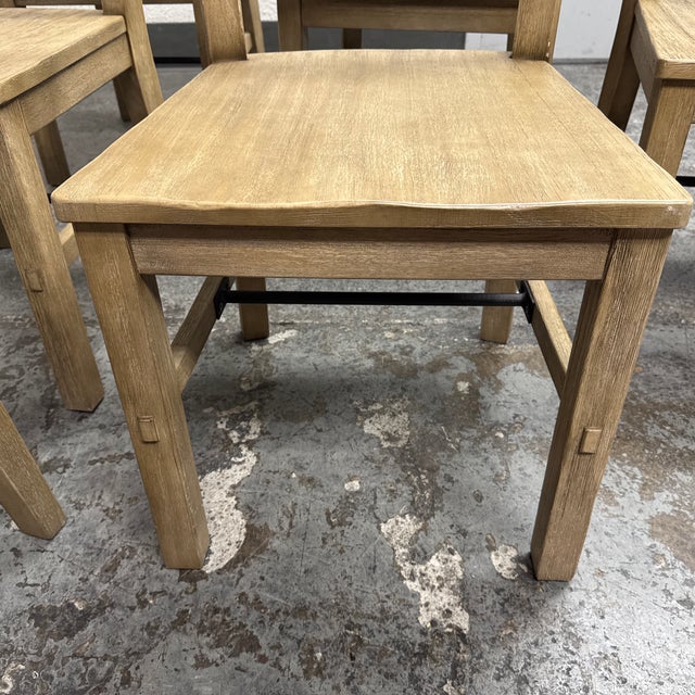 Pottery Barn Benchwright Dining Chairs, Set of Six For Sale - Image 11 of 12