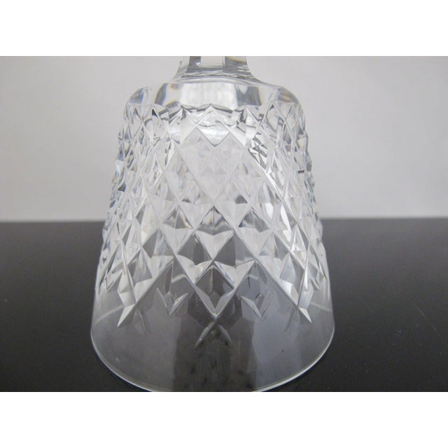 Waterford Crystal Waterford Cut Diamond Crystal Alana Claret 5 3/4" Wine Glass For Sale - Image 4 of 5