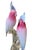 1970s Renato Anatra Murano Glass Cockatoo Sculpture in Pink & Opalescent. Circa 1970's For Sale - Image 5 of 9
