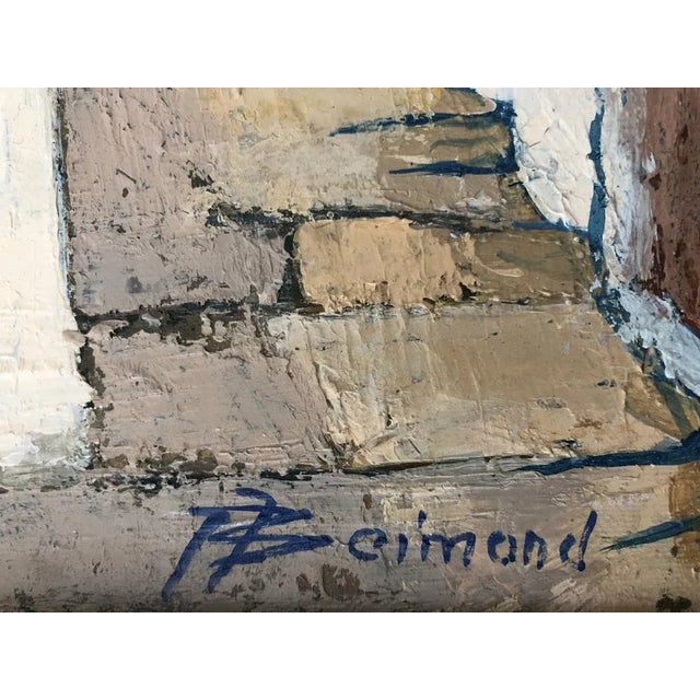 Modern Jean-Jacques Boimond, Escalier à Tinos, Grèce, Oil on Canvas, Framed For Sale - Image 3 of 13