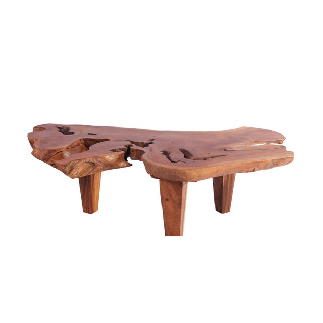 2020s Organic Modern Slab Coffee Table For Sale - Image 5 of 8