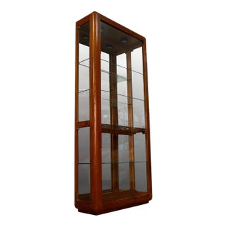 1970’s Mid-Century Modern Lou Hodges Style Display Cabinet For Sale