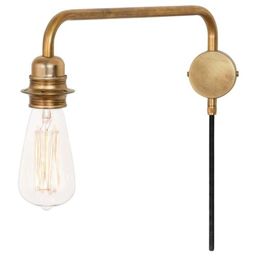 Metal Edison Brass Wall Lamp by Sabina Grubbeson for Konsthantverk For Sale - Image 7 of 8