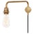Metal Edison Brass Wall Lamp by Sabina Grubbeson for Konsthantverk For Sale - Image 7 of 8