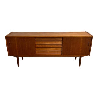 Nils Jonsson for Troeds Sweden - Teak Mid Century Modern Low Sideboard “Trio” 1960s For Sale