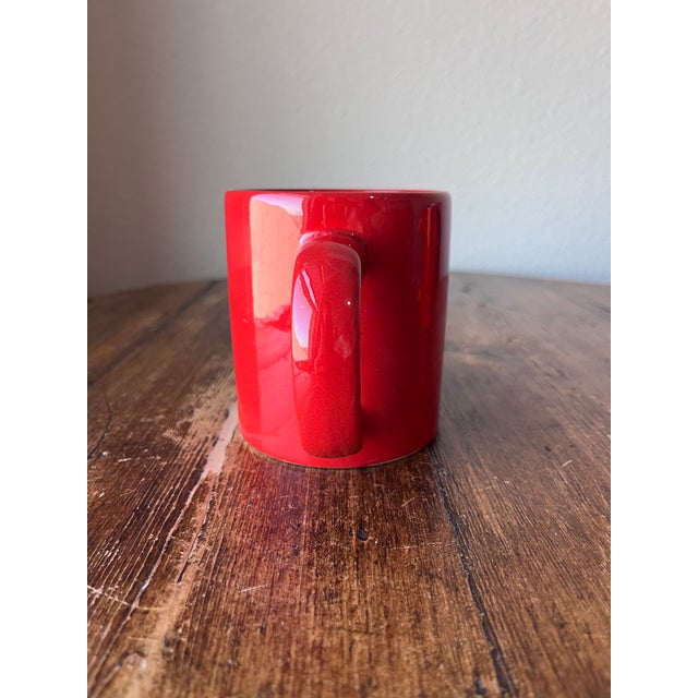 Late 20th Century Waechtersbach Mugs Red Valentine Made in Germany For Sale - Image 4 of 5