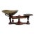 Antique 19th Century John Chatillon & Sons Painted Red Cast Iron and Brass Scale For Sale