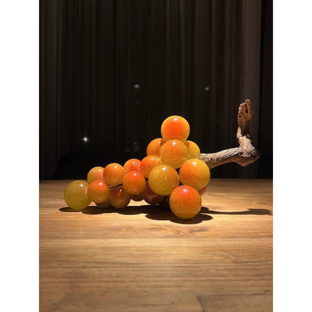 Vintage Alabaster Grape Model For Sale - Image 4 of 5