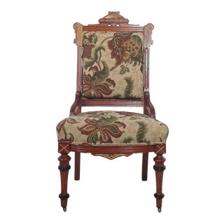 Eastern Influenced Victorian Side Chair For Sale