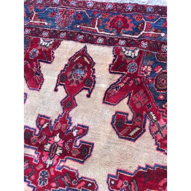 Vintage Kurdish Wool Rug For Sale - Image 6 of 11