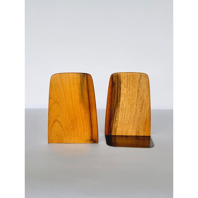 Mid-Century Sculptural Teak Bookends For Sale In Palm Springs - Image 6 of 8