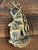Midcentury English solid brass doorknocker with a 16th century sailing ship. Maker's mark on back. Most items found at Pub...