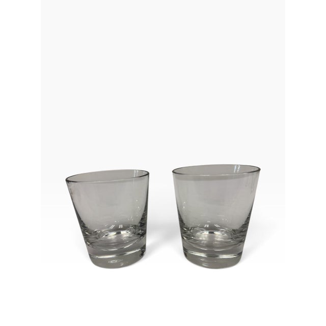 Elevate your home bar curation to the absolute peak of French luxury with this authentic pair of Baccarat Crystal...