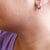 Haus of Brilliance 14k White Gold 1/4 Cttw Channel-Set Brilliant Round-Cut Diamond Hoop Earrings (I-J Color, I2-I3 Clarity) For Sale - Image 4 of 5