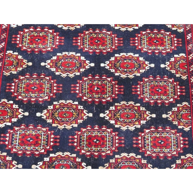 1960s Vintage Turkish Handknotted Area Rug - 47"x59" For Sale In Raleigh - Image 6 of 12