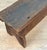 Antique Primitive Farmhouse Wood Footstool Ottoman For Sale - Image 6 of 8