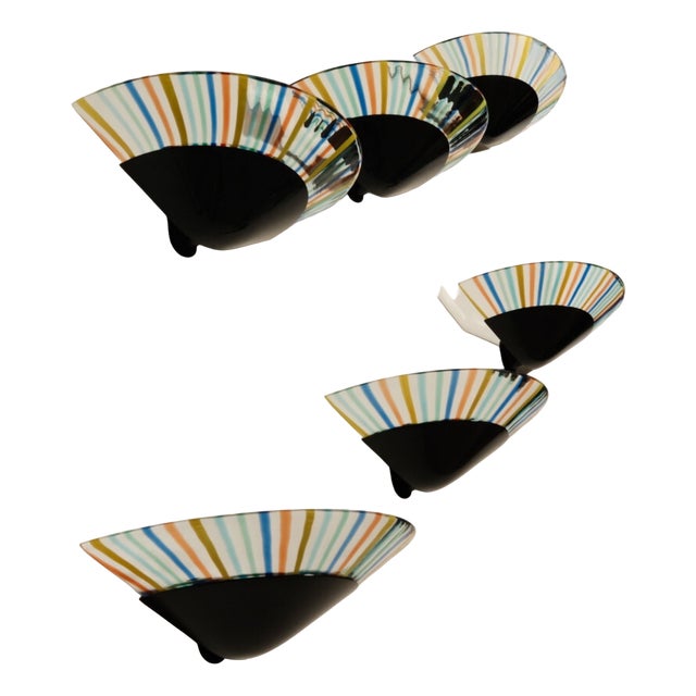 Wall Lights by Mauro Marzollo for Itre, 1980s, Set of 6 For Sale