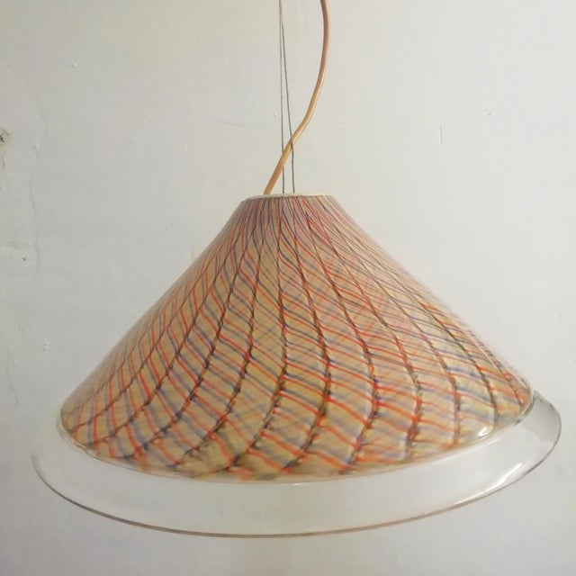 Boho Chic Murano De Majo Ceiling Lamp, 1970s For Sale - Image 3 of 18