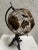Mid-Century Modern Brass and Iron Hand Made Globe For Sale - Image 4 of 12