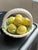 Ceramic 1970s Italian Trompe L"Oeil Petite Woven Rope Basket of Lemons For Sale - Image 7 of 11