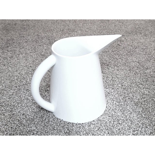 Modern Bernardaud France Fusion Porcelain Charlotte Pitcher For Sale - Image 3 of 10