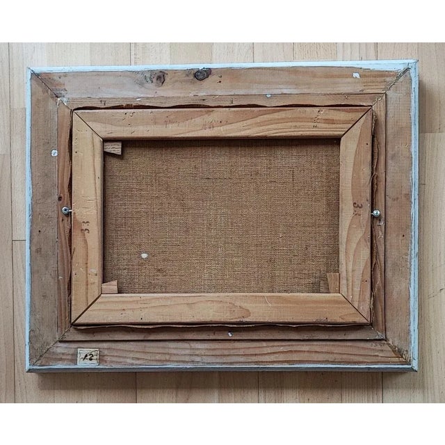 Henri Vincent Gillard, Les granges de Thônex, Oil on Canvas, Framed For Sale - Image 9 of 11