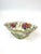 20th Century Hand Painted Porcelain Floral Shallow Bowl For Sale - Image 4 of 5