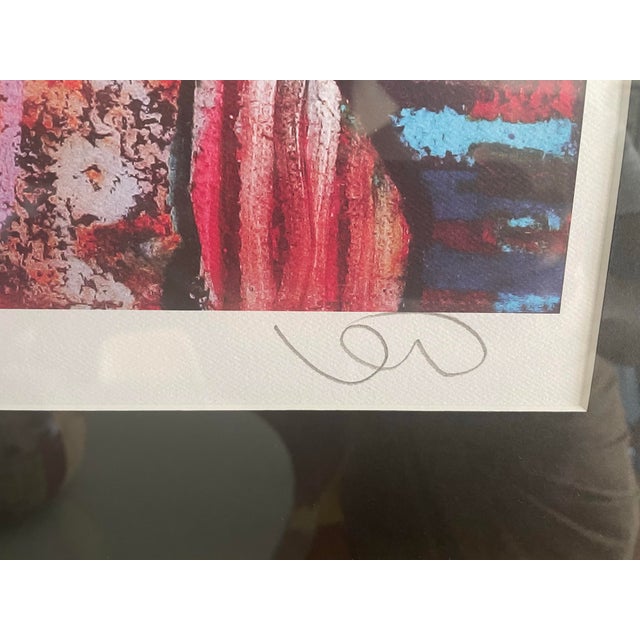 Contemporary 1990s Lithograph Print by Malaysian/American Artist Lee Long Looi, Titled "A Moment of Peace".limited Edition, Numbered 350/400, Framed For Sale - Image 3 of 6