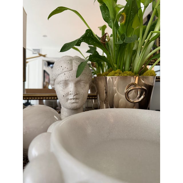 Sculpture Materials Plaster Lady Bust For Sale - Image 7 of 7