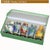 Set of 5 Miniature Chinese Cloisonné Vases | Floral Motif With Wood Stands & Box For Sale In Los Angeles - Image 6 of 8
