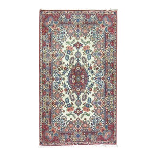 Vintage Kashan Rug Part Of Our Family Collection - 4'5" x 7'2" For Sale