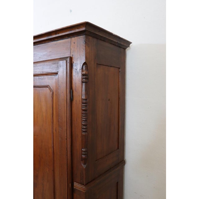 Antique Poplar Wood Wardrobe, 1800s For Sale - Image 9 of 13