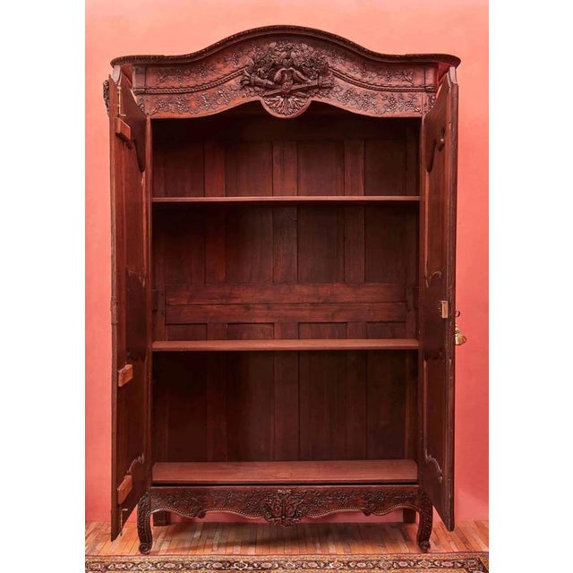 Original from the 18th century from a very wealthy family. This wonderfully carved cabinet was given to the newlyweds for...