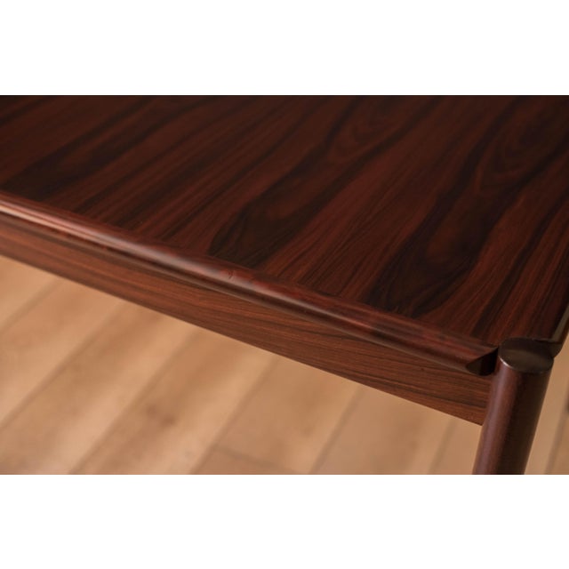 Danish Modern Rosewood Flip Top Game Dining Table by Kibaek Møbelfabrik For Sale - Image 13 of 17