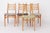 Vintage German Dining Chairs in Beech Wood, Set of 4 For Sale - Image 9 of 9