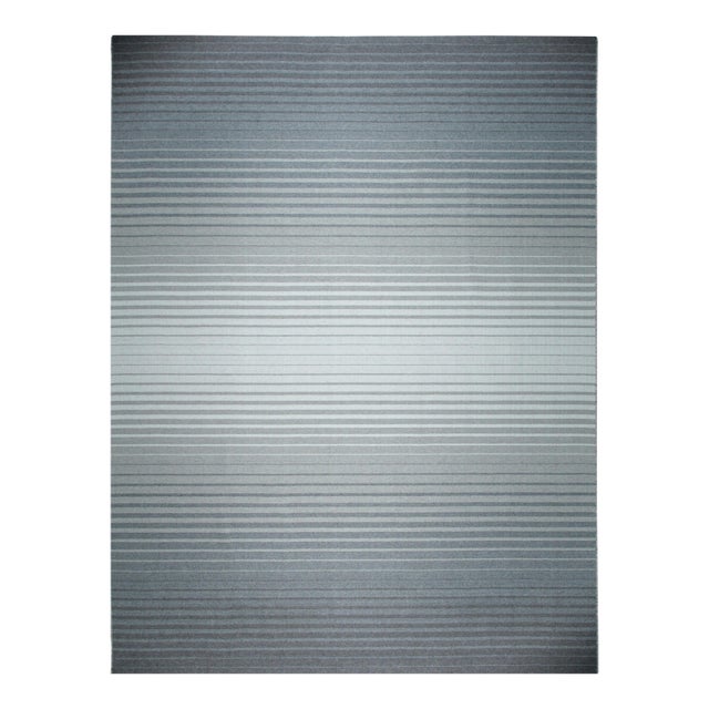 5x8 Timeless Comfortable Gray Kilim Geometric Modern Flatweave Wool Carpet Rug For Sale