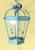 Vintage Style Solid Brass Verdigris Hanging Lantern - Restored & Rewired For Sale - Image 4 of 14