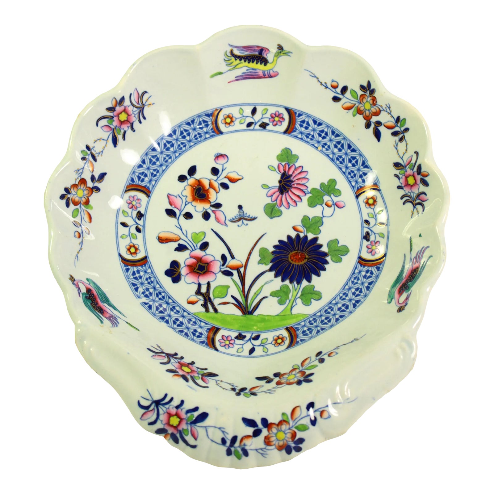 Circa 1820 Regency / Georgian Spode Pearlware Dish Shell Shaped ...