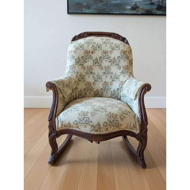 Victorian 18th Century VictorianRocking Chair For Sale - Image 3 of 4