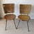 Wow! Here we have a pair of great-looking, richly textured woven wicker chairs. Could possibly be an early version of or a...