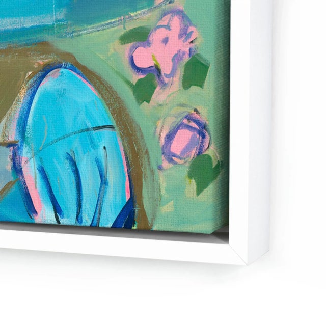 DESCRIPTION: Rose by Rebecca Jack in White Frame, Small Art Print on Canvas SPECIFICATIONS: Type: Giclée Art Print on...