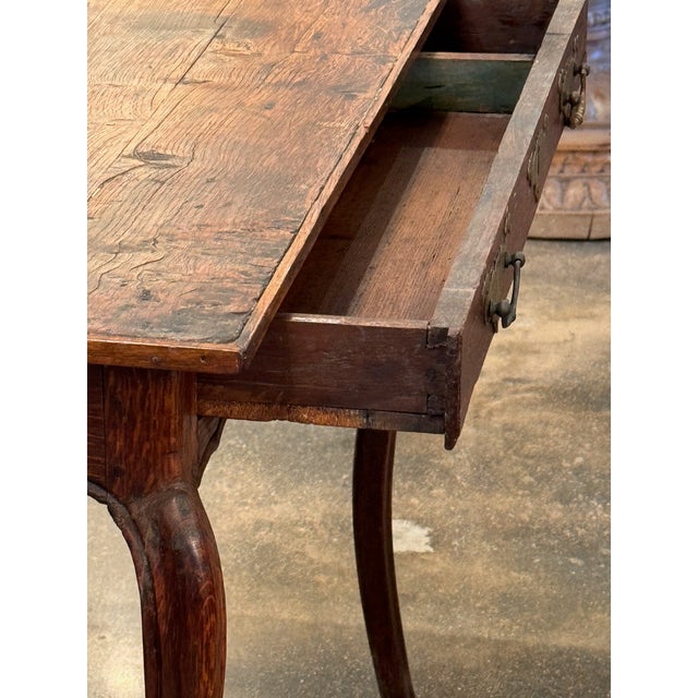 19th Century French Oak Side Table For Sale - Image 4 of 11