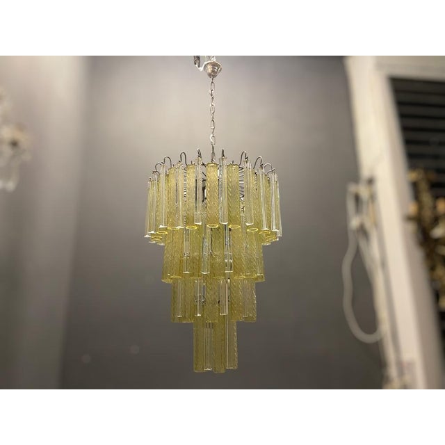 Large Murano Glass Chandelier by Paolo Venini, 1970s For Sale - Image 18 of 18