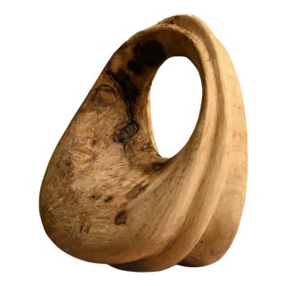 Fabi, Abstract Sculpture, 2000s, Olive Wood For Sale