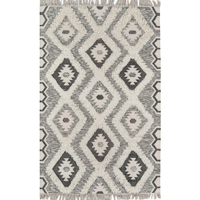 Novogratz by Momeni Indio Sierra in Black Rug - 3'X5' For Sale