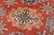 Kazak Rug 8'2'' X 9'6'' Red Wool Tribal Hand-Knotted Oriental Carpet For Sale - Image 4 of 12