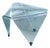 Triangolo Coffee Table in Crystal by Rimadesio For Sale
