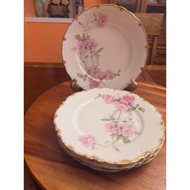 1930s 1930s Luncheon Plate Schleiger 1151 by Haviland a Set of 4 For Sale - Image 5 of 11