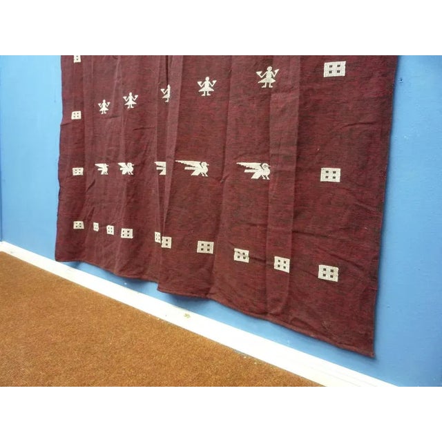 1960s Mid-Century Fabric Wall Hanging, 1960s For Sale - Image 5 of 12